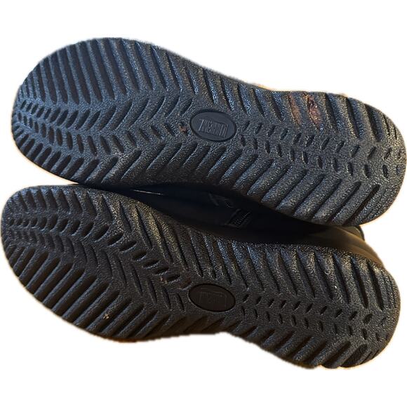 Drew Kool Boots Women's Ankle Bootie Black Leather Size 11.5 Double Side Zippers - Picture 8 of 8